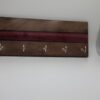 Reclaimed Wood and Resin Key Holders - Red