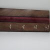 Reclaimed Wood and Resin Key Holders - Red